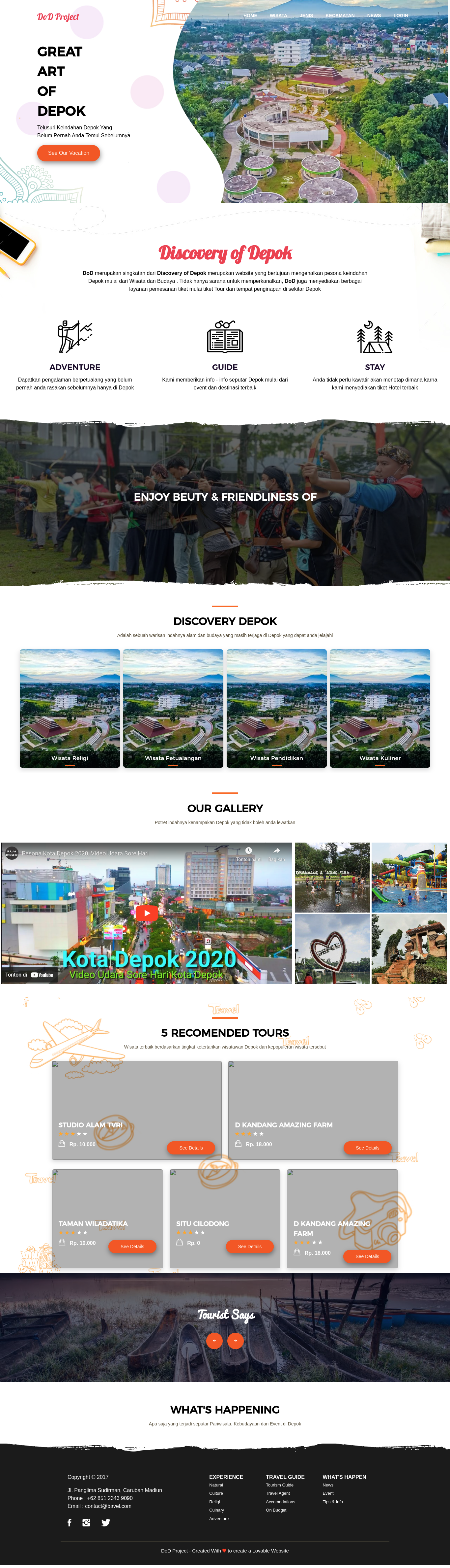 DoD Project Website project preview